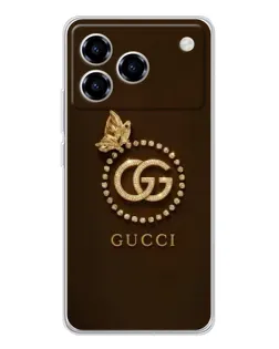 Чехол для ZTE Blade A76 с картинкой «Gucci — золотая бабочка» Чехол для ZTE Blade A76 с картинкой «Gucci — золотая бабочка»