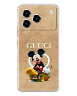 Чехол для ZTE Blade A76 с картинкой «Микки Маус Gucci — крафт» Чехол для ZTE Blade A76 с картинкой «Микки Маус Gucci — крафт»