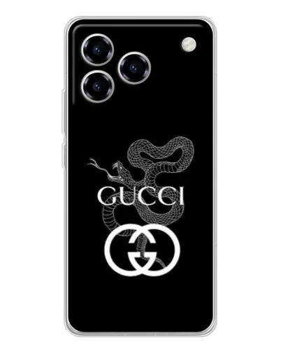 Чехол для ZTE Blade A76 с картинкой «Gucci — серебряная змея» Чехол для ZTE Blade A76 с картинкой «Gucci — серебряная змея»