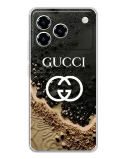 Чехол для ZTE Blade A76 с картинкой «Gucci — песчаные дюны» Чехол для ZTE Blade A76 с картинкой «Gucci — песчаные дюны»