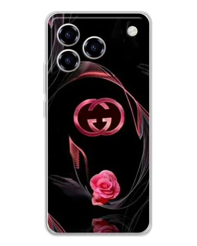 Чехол для ZTE Blade A76 с картинкой «Gucci — неоновая роза» Чехол для ZTE Blade A76 с картинкой «Gucci — неоновая роза»