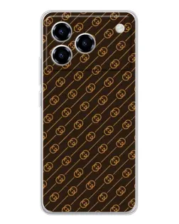 Чехол для ZTE Blade A76 с картинкой «Gucci — золотые диагонали» Чехол для ZTE Blade A76 с картинкой «Gucci — золотые диагонали»