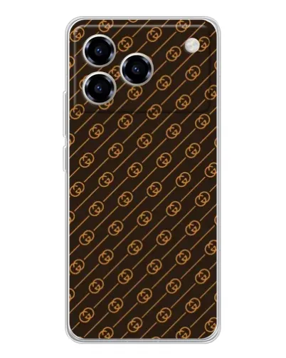 Чехол для ZTE Blade A76 с картинкой «Gucci — золотые диагонали» Чехол для ZTE Blade A76 с картинкой «Gucci — золотые диагонали»