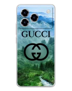 Чехол для ZTE Blade A76 с картинкой «Gucci — горный пейзаж» Чехол для ZTE Blade A76 с картинкой «Gucci — горный пейзаж»