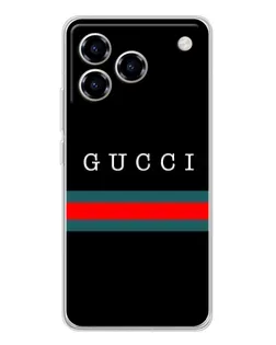 Чехол для ZTE Blade A76 с картинкой «Gucci — красный пояс» Чехол для ZTE Blade A76 с картинкой «Gucci — красный пояс»