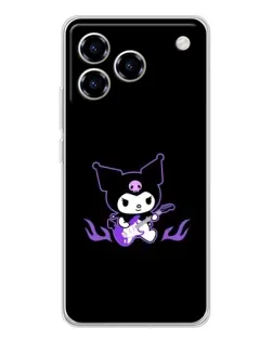 Чехол для ZTE Blade A76 с картинкой «Электрическая Kuromi» Чехол для ZTE Blade A76 с картинкой «Электрическая Kuromi»