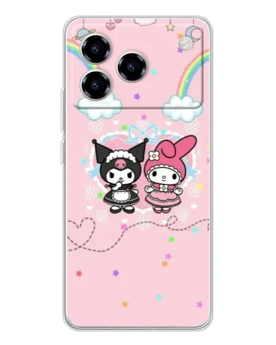 Чохол для ZTE Blade A76 з картинкою «My Melody та Kuromi» Чохол для ZTE Blade A76 з картинкою «My Melody та Kuromi»