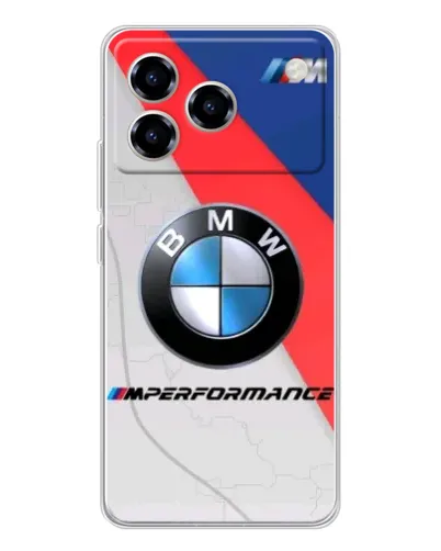 Чехол для ZTE Blade A76 с картинкой «BMW Performance стиль»
