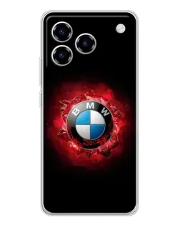 Чехол для ZTE Blade A76 с картинкой «Логотип BMW — вспышка» Чехол для ZTE Blade A76 с картинкой «Логотип BMW — вспышка»