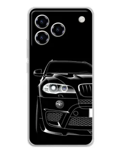Чехол для ZTE Blade A76 с картинкой «Темный силуэт BMW» Чехол для ZTE Blade A76 с картинкой «Темный силуэт BMW»