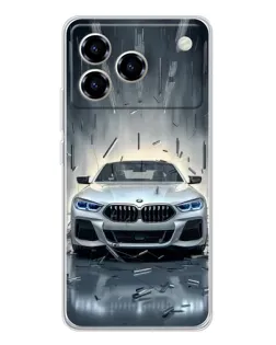 Чехол для ZTE Blade A76 с картинкой «BMW в свете фар» Чехол для ZTE Blade A76 с картинкой «BMW в свете фар»