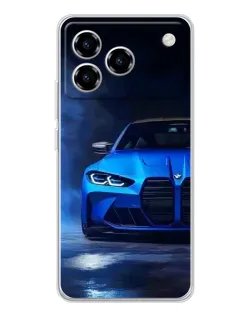 Чехол для ZTE Blade A76 с картинкой «Голубая BMW M4» Чехол для ZTE Blade A76 с картинкой «Голубая BMW M4»