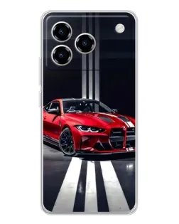 Чехол для ZTE Blade A76 с картинкой «Красная BMW на дороге» Чехол для ZTE Blade A76 с картинкой «Красная BMW на дороге»
