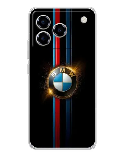 Чехол для ZTE Blade A76 с картинкой «BMW M-Power неон»