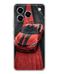 Чехол для ZTE Blade A76 с картинкой «BMW на красной дорожке» Чехол для ZTE Blade A76 с картинкой «BMW на красной дорожке»