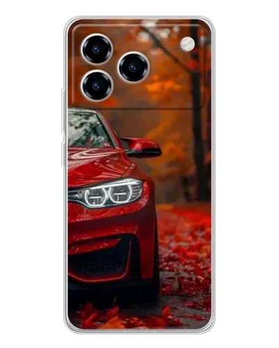 Чехол для ZTE Blade A76 с картинкой «Осенняя BMW M4»