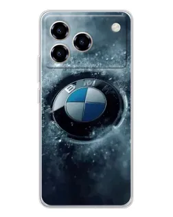 Чехол для ZTE Blade A76 с картинкой «Логотип BMW — лед» Чехол для ZTE Blade A76 с картинкой «Логотип BMW — лед»