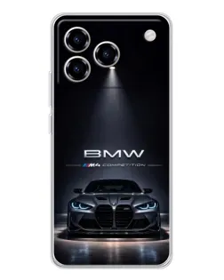 Чехол для ZTE Blade A76 с картинкой «BMW сквозь ночной город» Чехол для ZTE Blade A76 с картинкой «BMW сквозь ночной город»