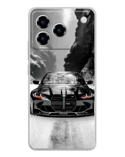 Чехол для ZTE Blade A76 с картинкой «BMW — акварельный дрифт» Чехол для ZTE Blade A76 с картинкой «BMW — акварельный дрифт»