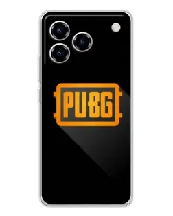 Чехол для ZTE Blade A76 с картинкой «PUBG — рамка лого» Чехол для ZTE Blade A76 с картинкой «PUBG — рамка лого»