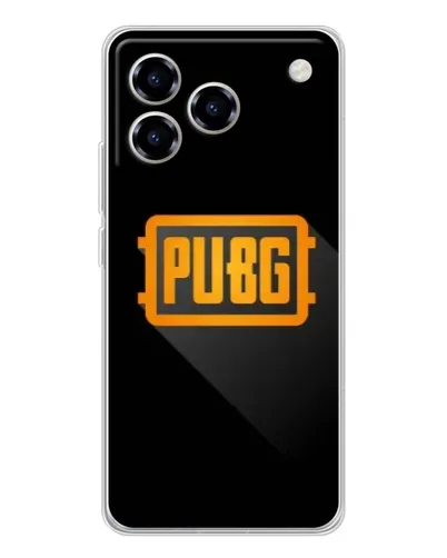 Чехол для ZTE Blade A76 с картинкой «PUBG — рамка лого» Чехол для ZTE Blade A76 с картинкой «PUBG — рамка лого»