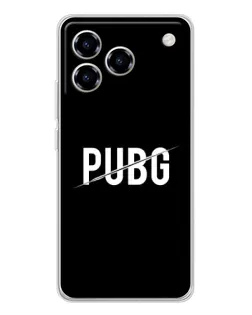 Чехол для ZTE Blade A76 с картинкой «PUBG — белый логотип» Чехол для ZTE Blade A76 с картинкой «PUBG — белый логотип»
