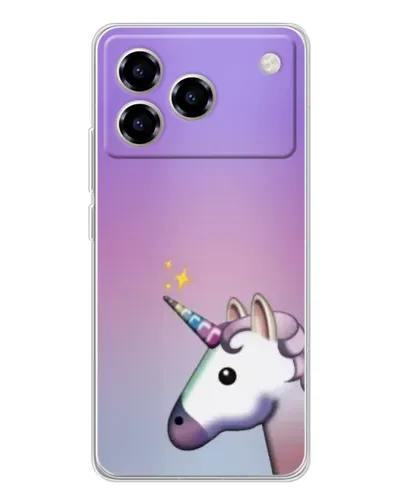 Чехол для ZTE Blade A76 с картинкой «Единорог градиент» Чехол для ZTE Blade A76 с картинкой «Единорог градиент»