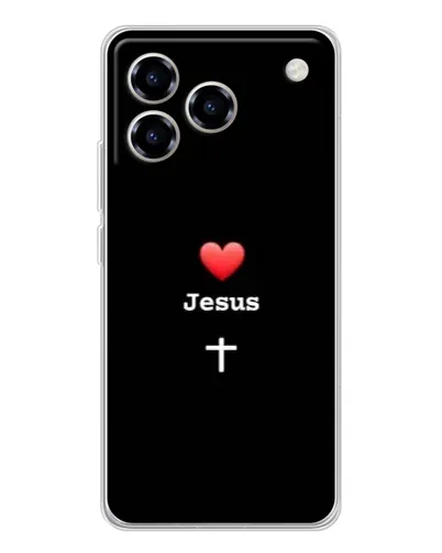 Чехол для ZTE Blade A76 с картинкой «Сердце - Jesus» Чехол для ZTE Blade A76 с картинкой «Сердце - Jesus»