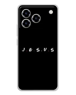 Чехол для ZTE Blade A76 с картинкой «Точки веры J.E.S.U.S.»