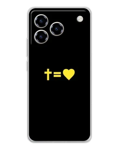Чехол для ZTE Blade A76 с картинкой «Сердце и Крест» Чехол для ZTE Blade A76 с картинкой «Сердце и Крест»