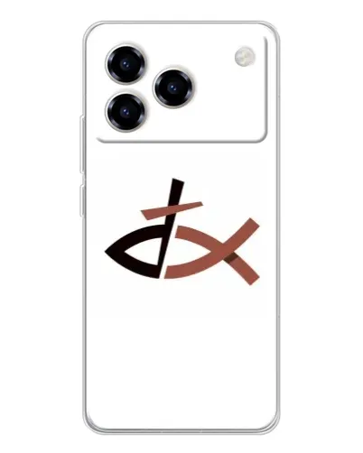 Чехол для ZTE Blade A76 с картинкой «Рыба и крест» Чехол для ZTE Blade A76 с картинкой «Рыба и крест»