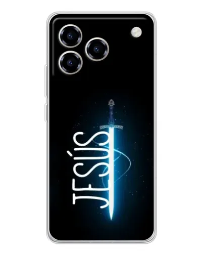 Чехол для ZTE Blade A76 с картинкой «Меч Духа Jesus» Чехол для ZTE Blade A76 с картинкой «Меч Духа Jesus»