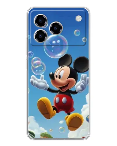Чехол для ZTE Blade A76 с картинкой «Mickey и мыльные пузыри» Чехол для ZTE Blade A76 с картинкой «Mickey и мыльные пузыри»