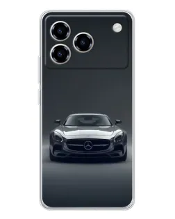 Чехол для ZTE Blade A76 с картинкой «Mercedes на черном» Чехол для ZTE Blade A76 с картинкой «Mercedes на черном»