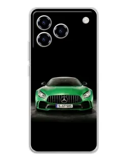 Чехол для ZTE Blade A76 с картинкой «Mercedes — неоновый лого» Чехол для ZTE Blade A76 с картинкой «Mercedes — неоновый лого»