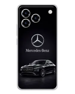 Чехол для ZTE Blade A76 с картинкой «Mercedes — решетка радиатора» Чехол для ZTE Blade A76 с картинкой «Mercedes — решетка радиатора»