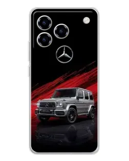 Чехол для ZTE Blade A76 с картинкой «Mercedes G-Class красный» Чехол для ZTE Blade A76 с картинкой «Mercedes G-Class красный»