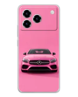 Чехол для ZTE Blade A76 с картинкой «Розовый Mercedes AMG» Чехол для ZTE Blade A76 с картинкой «Розовый Mercedes AMG»