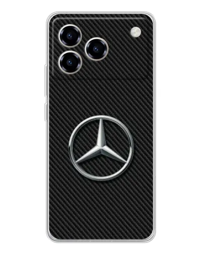 Чехол для ZTE Blade A76 с картинкой «Карбоновый Mercedes стиль» Чехол для ZTE Blade A76 с картинкой «Карбоновый Mercedes стиль»