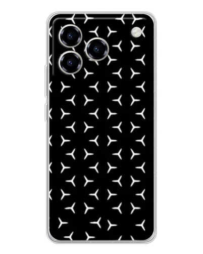 Чехол для ZTE Blade A76 с картинкой «Mercedes паттерн звезд» Чехол для ZTE Blade A76 с картинкой «Mercedes паттерн звезд»