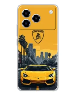 Чехол для ZTE Blade A76 с картинкой «Желтый Lamborghini город» Чехол для ZTE Blade A76 с картинкой «Желтый Lamborghini город»