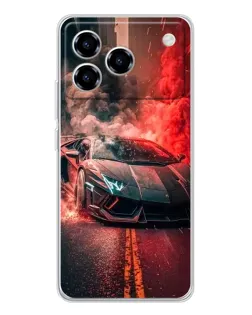 Чехол для ZTE Blade A76 с картинкой «Lamborghini красный дым» Чехол для ZTE Blade A76 с картинкой «Lamborghini красный дым»