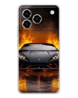 Чехол для ZTE Blade A76 с картинкой «Lamborghini в огне» Чехол для ZTE Blade A76 с картинкой «Lamborghini в огне»