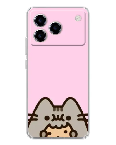 Чехол для ZTE Blade A76 с картинкой «Pusheen и печенье» Чехол для ZTE Blade A76 с картинкой «Pusheen и печенье»