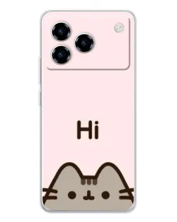 Чехол для ZTE Blade A76 с картинкой «Пушин говорит Hi» Чехол для ZTE Blade A76 с картинкой «Пушин говорит Hi»