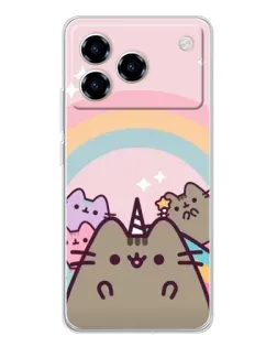 Чехол для ZTE Blade A76 с картинкой «Единорог Pusheen» Чехол для ZTE Blade A76 с картинкой «Единорог Pusheen»