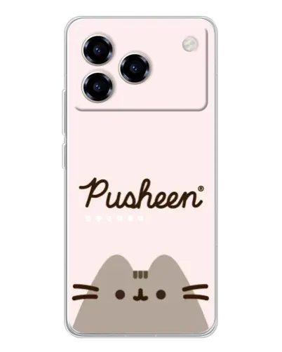 Чехол для ZTE Blade A76 с картинкой «Pusheen логотип» Чехол для ZTE Blade A76 с картинкой «Pusheen логотип»