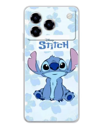 Чохол для ZTE Blade A76 з картинкою «Stitch серед квітів» Чохол для ZTE Blade A76 з картинкою «Stitch серед квітів»