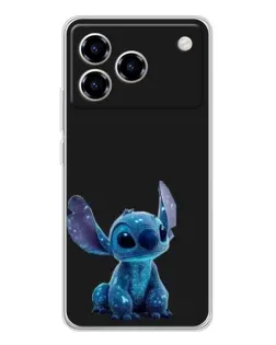 Чохол для ZTE Blade A76 з картинкою «Стіч на чорному» Чохол для ZTE Blade A76 з картинкою «Стіч на чорному»