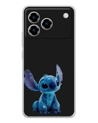 Чохол для ZTE Blade A76 з картинкою «Стіч на чорному» Чохол для ZTE Blade A76 з картинкою «Стіч на чорному»